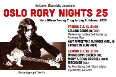 Oslo Rory Nights Lørdag